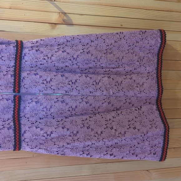 Gucci Purple Lace Shift Dress - Picture 3 of 8
